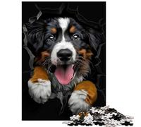 Puzzles for Teenagers 1000 Pieces Australian Shepherd Help The Brain Exercise Tough Challenge Practical Game for And 14 Years And over (38x26cm)