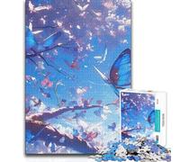 Puzzles for Teenagers 1000 Pieces Azure Flutter Tough Challenge Gifts Ideas for And from 14 Years And over (size 38x52cm)