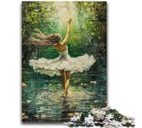 Puzzles for Teenagers 1000 Pieces Ballet Dancer Puzzles for Teenagers,Learning Educational Toys Family Games Unique Birthday And Gifts (75x50cm)