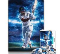 Puzzles for Teenagers 1000 Pieces Baseball Players,Stress Reliever Difficult Challenge Every Piece Is Unique - Challenging Family Fun Game (75x50cm)