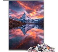 Puzzles for Teenagers 1000 Pieces Beautiful Mountains And Lakes, for Age 14 Years And over Home Decor As A Gift for The Whole Family And Friends (Size 26x38cm)