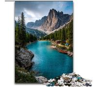 Puzzles for Teenagers 1000 Pieces Beautiful Mountains And Lakes, for Age 14 Years And over Home Decor As A Gift for The Whole Family And Friends (Size 50x75cm)
