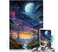 puzzles for teenagers 1000 pieces Beautiful night sky Staycation: Zeit totschlagen Geburtstagsgeschenk, Geschenke, Wandkunst52x38cm