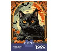 Puzzles for Teenagers 1000 Pieces Bewitched by Midnight Puzzles for Adults Hands-on Game Stress Reliever Fun at Home Activities, 38x26cm/1000pcs