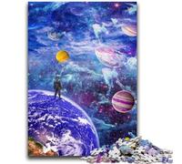Puzzles for Teenagers 1000 Pieces Beyond Our World Challenging To Complete But Fun And Humorous Educational Game for Birthday 50x75cm