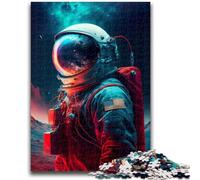 Puzzles for Teenagers 1000 Pieces Beyond The Stars Astronaut Challenging To Complete But Fun And Humorous Educational Game for Birthday 26x38cm