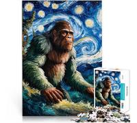 puzzles for teenagers 1000 pieces Bigfoot Starry Night Staycation: Zeit totschlagen Tolles Geschenk für Spiele50x70cm