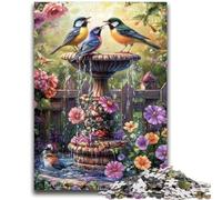 Puzzles for Teenagers 1000 Pieces Birds in The Garden Challenging Game And Family Play for Is Ideal As A Gift for The Whole Family 26x38cm