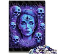 Puzzles for Teenagers 1000 Pieces Black Light Composition Help The Brain Exercise Addictive Toys to Cultivate Patience Artists Collection, Fine Art 50x75cm
