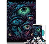 Puzzles for Teenagers 1000 Pieces Black Light Compostion Teenager Puzzles,Family Activity Fun at Home Activities, Birthday Present,Travel Gifts (size 38x26cm)