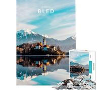 Puzzles for Teenagers 1000 Pieces Bled Slovenia Hands-on Game for Educational Game Challenge Toy Great Gifts for Games Analysis And Logic (Size 50x75cm)