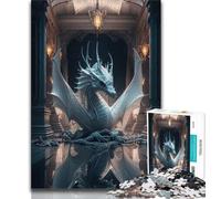 Puzzles for Teenagers 1000 Pieces Brave Dragon Teenager Puzzles,is Ideal As Gifts for The Whole Family Suitable for And 14 (size 75x50cm)