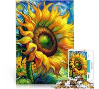 puzzles for teenagers 1000 pieces bright sunflower Spielzeug Lernspiele Stressabbau einzigartiges Herausforderungsspiel38x52cm