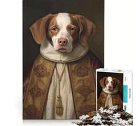 Puzzles for Teenagers 1000 Pieces Brittany Spaniel The Pope, Educational Game, Interesting Stress Reduction, Great Gift for Gaming 50x75cm