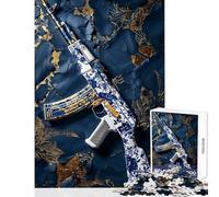 Puzzles for Teenagers 1000 Pieces Broken Peace Educational Game Hand Speed Race DIY Toys with Matching Poster And Trivia Sheet (38X26CM)