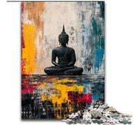 Puzzles for Teenagers 1000 Pieces Buddha Oil Painting, Train Your Brain And Hands Unique Birthday And Gifts for Age 14+ (Size 50x75cm)