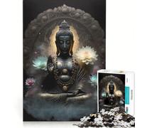 Puzzles for Teenagers 1000 Pieces Buddha V, Toy Wall Decor, Staycation Kill Time, Birthday Present,Travel Gifts, 38x52cm