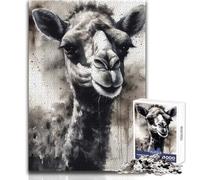 Puzzles for Teenagers 1000 Pieces Camel Sahara Charm Perfect Soothing Leisure Pastime Professional Clean Cut Play Toy Size 50x75cm