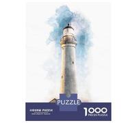 Puzzles for Teenagers 1000 Pieces Cape Nelson Lighthouse Adult Jigsaw Puzzle Family Game Pattern Assembly Fun at Home Activities, 38x26cm/1000pcs