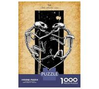 Puzzles for Teenagers 1000 Pieces Cat Skeletons Puzzles for Adults Relaxing Games But Fun And Humorous Fun Activities at Home 38x26cm/1000pcs