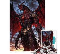 Puzzles for Teenagers 1000 Pieces Chained Inferno Dragon Lord Jigsaw Puzzle Family Game Staycation Kill Time Christmas Birthday Gifts (Size 38x26cm)