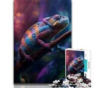 Puzzles for Teenagers 1000 Pieces Chameleon Teenager Puzzles,is Ideal As Gifts for The Whole Family Suitable for And 14 (size 38x26cm)