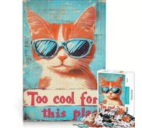 Puzzles for Teenagers 1000 Pieces Chill Area Too Cool, Impossible Game, Decompressing Intellectual, Presents for Women 50x75cm