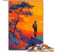 Puzzles for Teenagers 1000 Pieces Climbers at Sunset, for Age 14 Years And over Home Decor As A Gift for The Whole Family And Friends (Size 26x38cm)