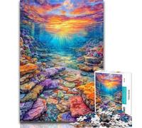 Puzzles for Teenagers 1000 Pieces Colored Pebbles 1000 Piece Jigsaw,Learning Educational Toys Family Games Gifts for Friends And Family 50x75cm