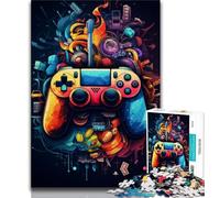 Puzzles for Teenagers 1000 Pieces Colour Game Controller Teenager Puzzles,Family Activity Fun at Home Activities, Birthday Present,Travel Gifts (size 75x50cm)