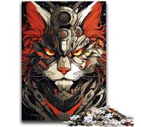 Puzzles for Teenagers 1000 Pieces Colourful Robot Fox Art Challenging Game And Family Play for Is Ideal As A Gift for The Whole Family 50x75cm