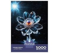 Puzzles for Teenagers 1000 Pieces Cosmic Flower Puzzles for Adults Hands-on Game Stress Reliever Fun at Home Activities, 38x26cm/1000pcs