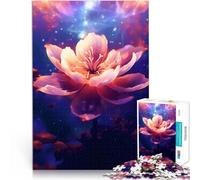 puzzles for teenagers 1000 pieces Cosmic Leaf Cherry Blossom Schwierig Schwer Verbessern Sie das Gedächtnis52x38cm