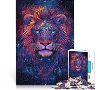 puzzles for teenagers 1000 pieces Cougar with colorful furr pädagogische Herausforderung Perfekte Dekoration75x50cm