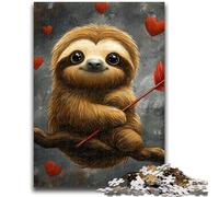 Puzzles for Teenagers 1000 Pieces Cute Baby Sloth Suitable for Ages 14 And Up Challenging Game Great Gift for Gaming 50x75cm