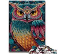 Puzzles for Teenagers 1000 Pieces Cute Little Owl Challenging Game And Family Play for Is Ideal As A Gift for The Whole Family 26x38cm