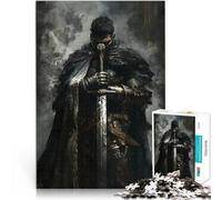 puzzles for teenagers 1000 pieces Dark Knight with Sword Familienspiel für und Geburtstagsgeschenk, Geschenke, Wandkunst38x26cm