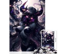 Puzzles for Teenagers 1000 Pieces Demon Void Lady Toy Wall Decor Gifts Ideas Brain Teaser Game Enhance Love between Couples Size 50x75cm