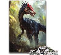 Puzzles for Teenagers 1000 Pieces Dinosaur Teenager Jigsaw,for Educational Game Challenge Toy Birthday Present, Gifts, Wall Art (26x38cm)