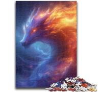 Puzzles for Teenagers 1000 Pieces Dragons in The Clouds Challenging Family Activity Games DIY Toy for Home Wall Decor Gifts 26x38cm