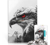 puzzles for teenagers 1000 pieces Eagle Double Exposure pädagogische Herausforderung Verbessern Sie das Gedächtnis52x38cm