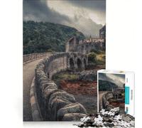 Puzzles for Teenagers 1000 Pieces Eilean Donan Castle, Impossible Game, Birthday Present, Unique Birthday And Gifts 50x75cm
