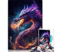 Puzzles for Teenagers 1000 Pieces Elder Dragons Galaxy Teenager Puzzles,is Ideal As Gifts for The Whole Family Suitable for And 14 (size 75x50cm)