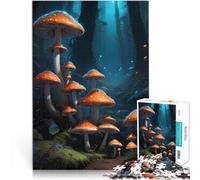 puzzles for teenagers 1000 pieces Enchanted Mushroom Forest A Analyse und Logik Geburtstagsgeschenk, Geschenke, Wandkunst75x50cm