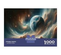 Puzzles for Teenagers 1000 Pieces Explore The Universe Space Exploration Adult Jigsaw Puzzle Brain Teaser Game Hand Speed Race Fun Activities at Home 38x26cm/1000pcs