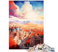 Puzzles for Teenagers 1000 Pieces Famous Samarkand Painting Help The Brain Exercise Tough Challenge Practical Game for And 14 Years And over (38x52cm)