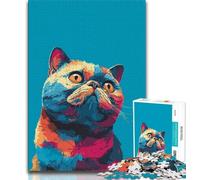 Puzzles for Teenagers 1000 Pieces Fantasy Art Cat Teenager Puzzles,is Ideal As Gifts for The Whole Family Suitable for And 14 (size 38x26cm)