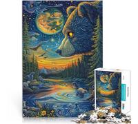 puzzles for teenagers 1000 pieces Fantasy colorful bear Educational Family Game 26x38cm deal as gifts for the whole family for ages 14+