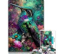 Puzzles for Teenagers 1000 Pieces Fantasy Hummingbird Adult Puzzles,Decompressing Intellectual Educational Toy Birthday Gift 38x26cm