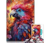Puzzles for Teenagers 1000 Pieces Fantasy Parrot,Educational Games Home Decoration for Is Ideal As A Gift for The Whole Family 38X26CM